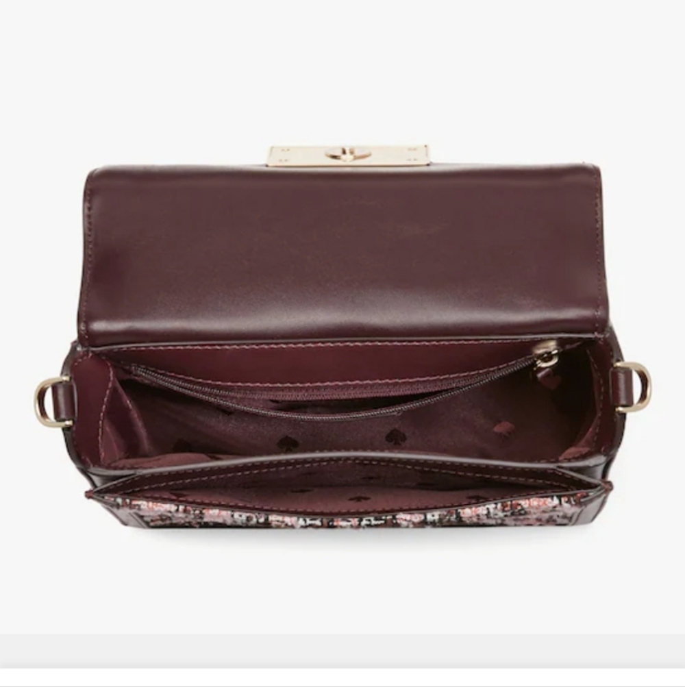 Kate ♠️ Spade  Reegan Top Handle Tweed Crossbody - Picture 14 of 16